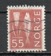 Norway, 1963,Motifs/ Wheat & Atlantic Cod, 55ö, USED - Usati