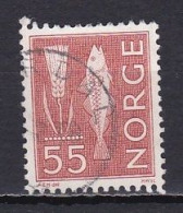 Norway, 1963,Motifs/ Wheat & Atlantic Cod, 55ö, USED - Gebruikt