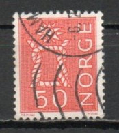 Norway, 1962, Motifs/Rope Knot & Sun, 50ö/Red, USED - Usados