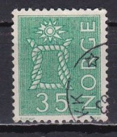 Norway, 1963, Motifs/Rope Knot & Sun, 35ö, USED - Used Stamps