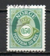 Norway, 1997, Posthorn, 0.50kr/Perf 12¾ X 13½, USED - Usados