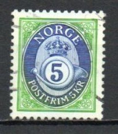 Norway, 1992, Posthorn, 5kr, USED - Gebraucht