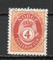 Norway, 1997, Posthorn, 4kr, USED - Usados