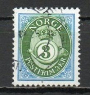 Norway, 1994, Posthorn, 3kr, USED - Gebruikt