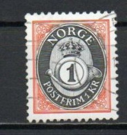 Norway, 1996, Posthorn, 1kr, USED - Oblitérés