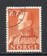Norway, 1959, King Olav V, 10Kr, USED - Gebruikt