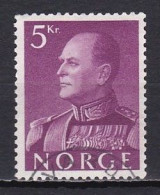 Norway, 1959, King Olav V, 5Kr, USED - Used Stamps