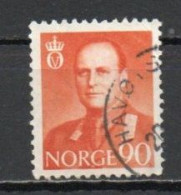 Norway, 1959, King Olav V, 90ö, USED - Gebruikt