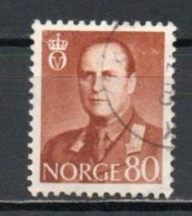 Norway, 1960, King Olav V, 80ö, USED - Gebruikt