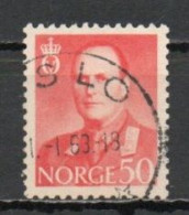 Norway, 1962, King Olav V, 50ö/Red, USED - Gebruikt