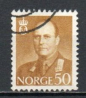 Norway, 1959, King Olav V, 50ö/Ochre, USED - Gebruikt