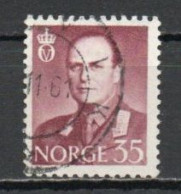 Norway, 1960, King Olav V, 35ö/Brown-Lake, USED - Usados