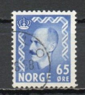 Norway, 1956, King Haakon VII, 65ö, USED - Oblitérés