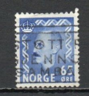 Norway, 1956, King Haakon VII, 65ö, USED - Oblitérés