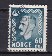 Norway, 1951, King Haakon VII, 60ö, USED - Gebruikt