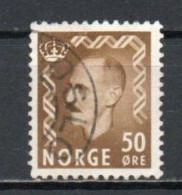 Norway, 1951, King Haakon VII, 50ö/Olive-Brown, USED - Gebruikt