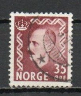 Norway, 1951, King Haakon VII, 35ö/Brown-Lake, USED - Usati