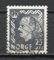 Norway, 1951, King Haakon VII, 25ö/Violet-Grey, USED - Usados