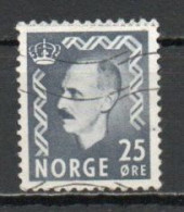 Norway, 1951, King Haakon VII, 25ö/Violet-Grey, USED - Gebruikt