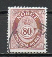 Norway, 1978, Posthorn/Recess, 80ö, USED - Gebruikt