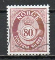 Norway, 1978, Posthorn/Recess, 80ö, USED - Used Stamps