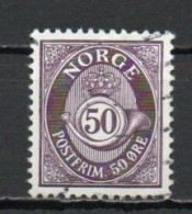 Norway, 1978, Posthorn/Recess, 50ö/Phosphor, USED - Oblitérés