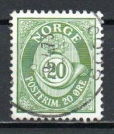 Norway, 1969, Posthorn/Recess, 20ö/Phosphor, USED - Oblitérés