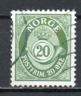 Norway, 1969, Posthorn/Recess, 20ö/Phosphor, USED - Gebruikt
