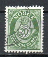 Norway, 1962, Posthorn/Recess, 20ö, USED - Gebruikt