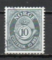 Norway, 1969, Posthorn/Recess, 10ö/Phosphor, USED - Oblitérés