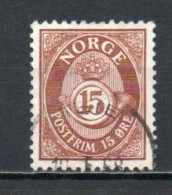 Norway, 1962, Posthorn/Recess, 15ö, USED - Gebraucht