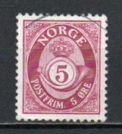 Norway, 1969, Posthorn/Recess, 5ö/Phosphor, USED - Usati