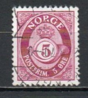 Norway, 1969, Posthorn/Recess, 5ö/Phosphor, USED - Usati