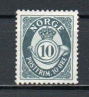 Norway, 1950, Posthorn/Photogravure, 10ö, USED - Gebraucht