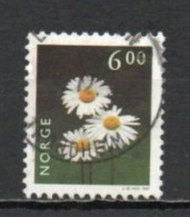 Norway, 1997, Flowers/Oxeye Daisy, 6.00kr, USED - Used Stamps