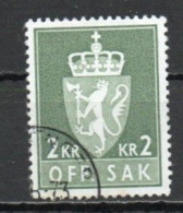 Norway, 1972, Coat Of Arms/Photogravure, 2Kr/Phosphor, USED - Oficiales