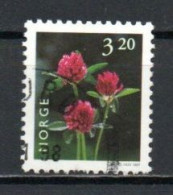 Norway, 1997, Flowers/Red Clover, 3.20kr, USED - Used Stamps