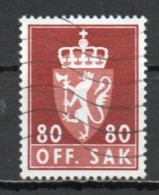 Norway, 1972, Coat Of Arms/Photogravure, 80ö/Phosphor, USED - Officials