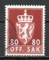 Norway, 1972, Coat Of Arms/Photogravure, 80ö/Phosphor, USED - Oficiales