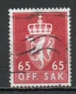 Norway, 1968, Coat Of Arms/Photogravure, 65ö/Phosphor, USED - Oficiales