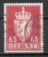 Norway, 1968, Coat Of Arms/Photogravure, 65ö, USED - Officials