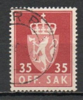 Norway, 1955, Coat Of Arms/Photogravure, 35ö, USED - Oficiales