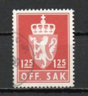 Norway, 1977, Coat Of Arms/Lithography, 1.25Kr/Scarlet, USED - Officials