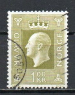 Norway, 1970, King Olav V, 1kr, USED - Oblitérés