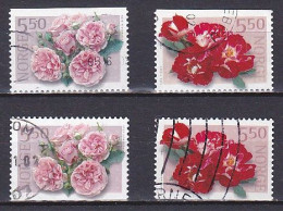 Norway, 2001, Roses 2nd Series, Set, USED - Gebraucht