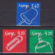 Norway, 1999-2000, Norwegian Inventions, Set, USED - Usados