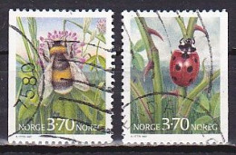 Norway, 1997, Insects, Set, USED - Gebraucht