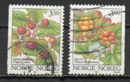 Norway, 1996, Wild Berries, Set, USED - Used Stamps