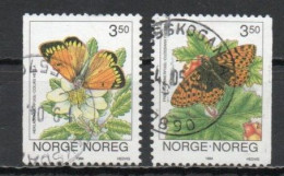 Norway, 1994, Butterflies, Set, USED - Usati