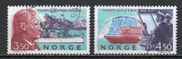 Norway, 1993, Hurtigruten Shipping Line Centenary, Set, USED - Oblitérés